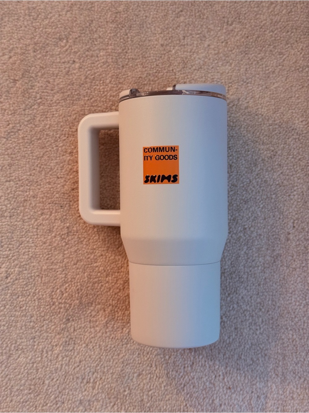 SKIMS x Community Goods Off White Hydro Jug Coffee Traveler 20 oz